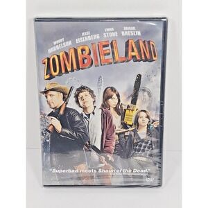 Zombieland DVD 2009 Woody Harrelson Emma Stone Comedy Horror Movie